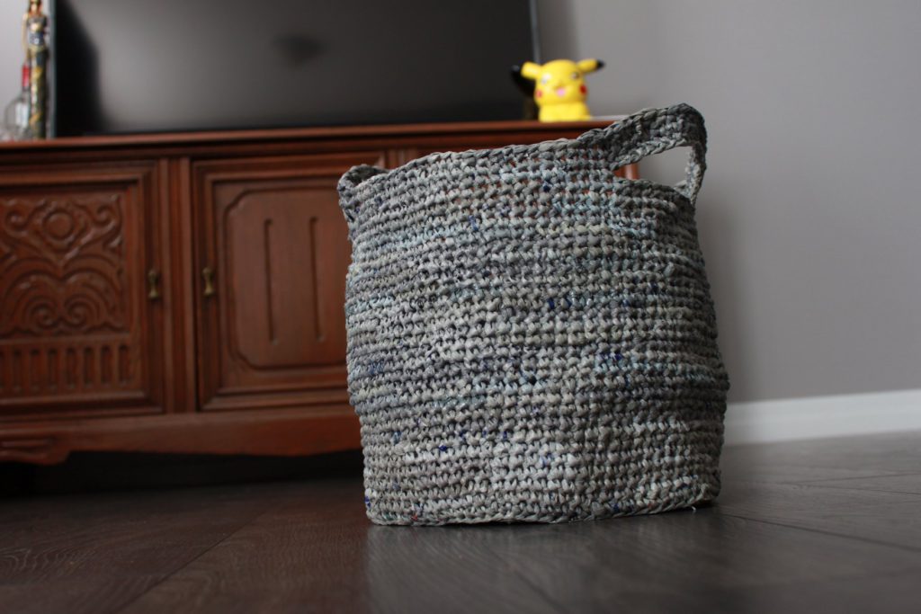 Plarn basket crochet discount pattern