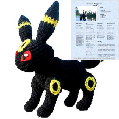 Pokemon Amigurumi Pattern – Umbreon