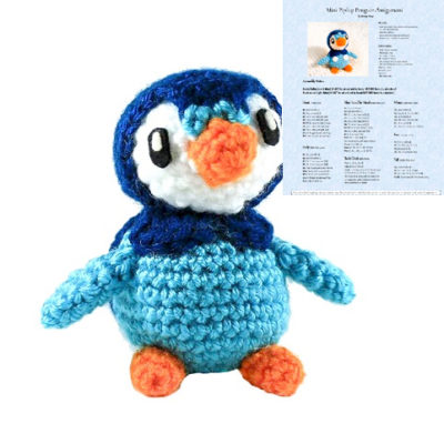 Pokemon Amigurumi Pattern – Piplup