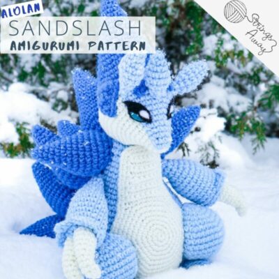 Alolan Sandslash Amigurumi – Premium PDF Crochet Pattern