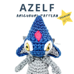Azelf Pokemon Amigurumi- Premium PDF Pattern