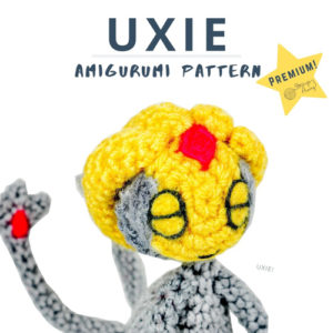 Uxie Pokemon Amigurumi- Premium PDF Pattern