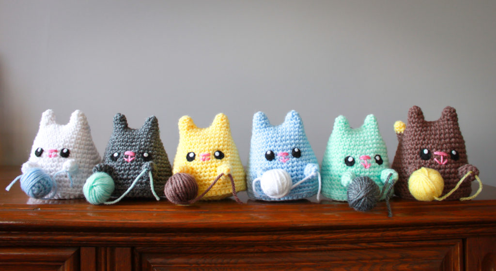 Crochet Dumpling Kitties