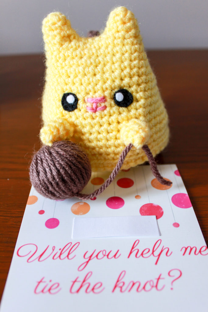 Amigurumi Bridesmaid Proposal